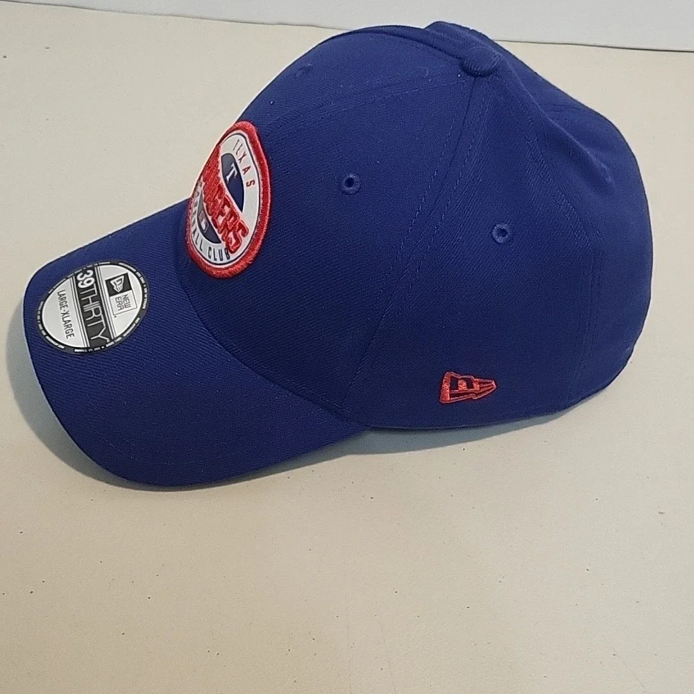 New Era Texas Rangers Game Day 39THIRTY Stretch Flex Hat Cap Blue Large-XL